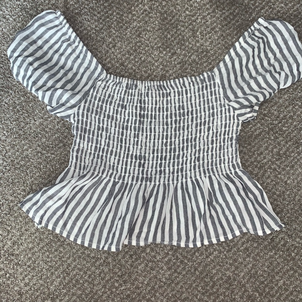 Aeropostale stripe crop top